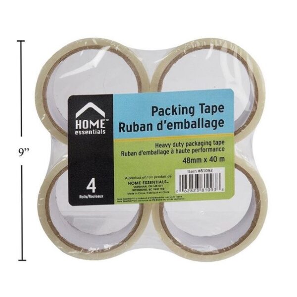 Packing Tape Clear 4pc